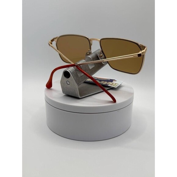 NEW Vintage Sunglasses | Non RX | Mens Square Style | Tortoise & Gold | #844 - Picture 9 of 10